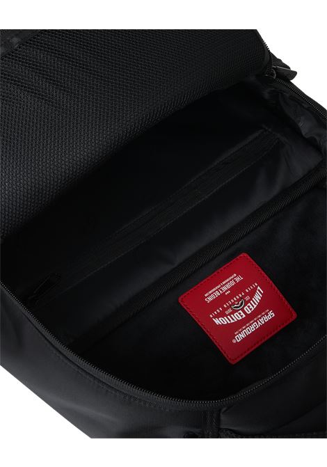 Zaino con shark SPRAYGROUND | 910B9331NSZSHARK CENTRAL BLACK NYLON CAMO